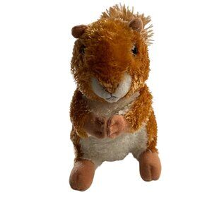 Aurora Plush Squirrel Stuffed Animal Toy 7" Brown & White Polyester Fibers